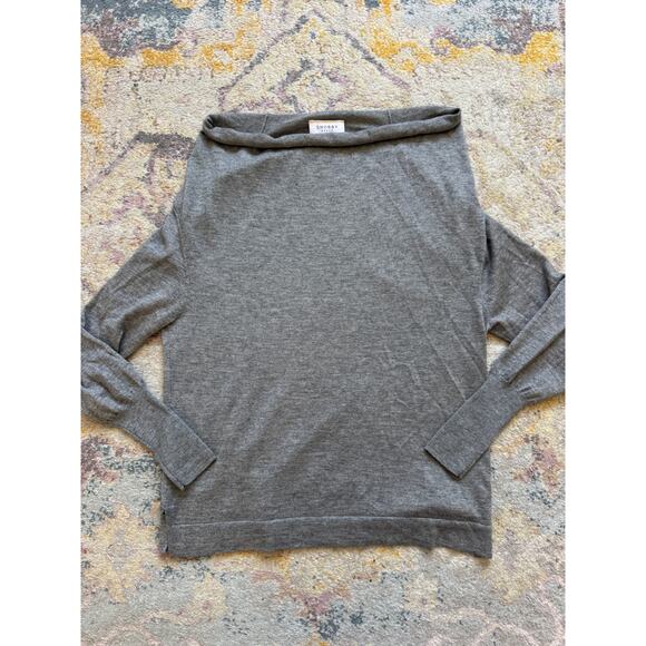 Snobby Sheep Cashmere Milano Off-Shoulder Sweater - Picture 4 of 7